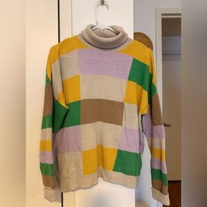 Rita Row checkered sweater SMALL